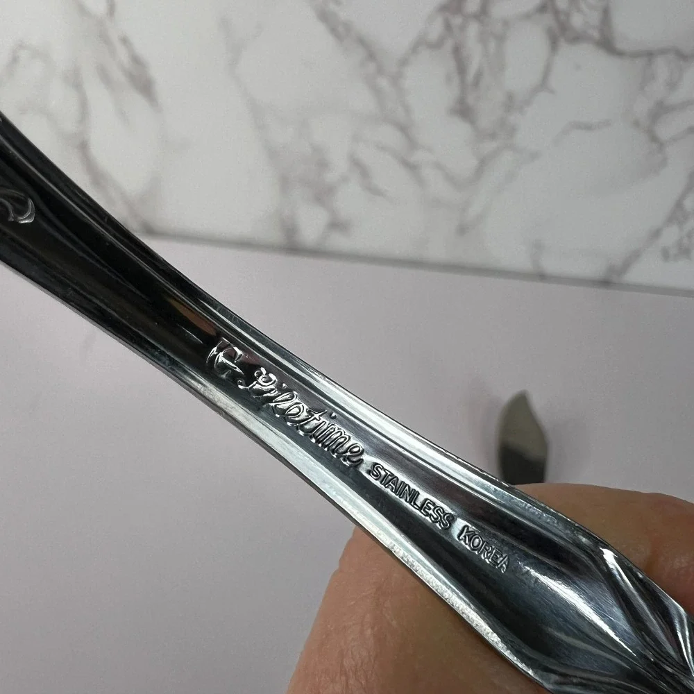 Lifetime Stainless Korea Pierrepont Dinner Spoon &‎ Butter Knife Set, Glossy
